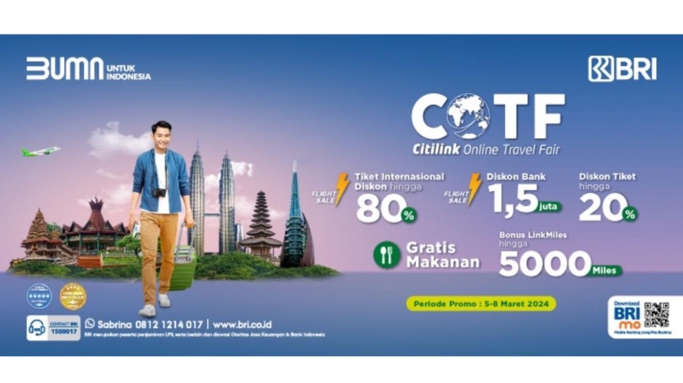 Siap-siap Beli Tiket Mudik Lebaran, BRI Dan Citilink Hadirkan Online ...