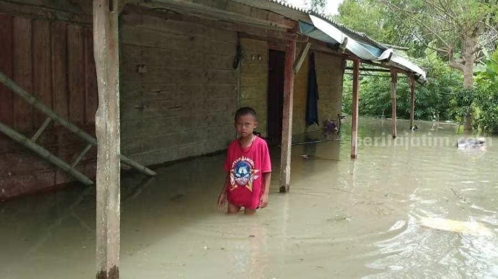 Dampak Luapan Sungai Bengawan Solo Meluas 36 Desa Di Bojonegoro Terendam Banjir 9246