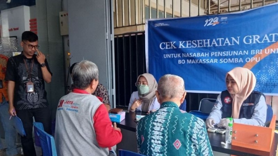 Cek Kesehatan GRATIS untuk Pensiunan, BRI Peduli Kesejahteraan Nasabah