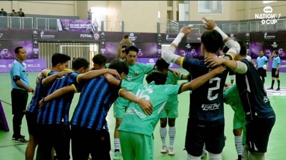 Bakar Mental Juara! Momen Magis Huddle SMAN 1 Cianjur Sebelum Laga Dimulai