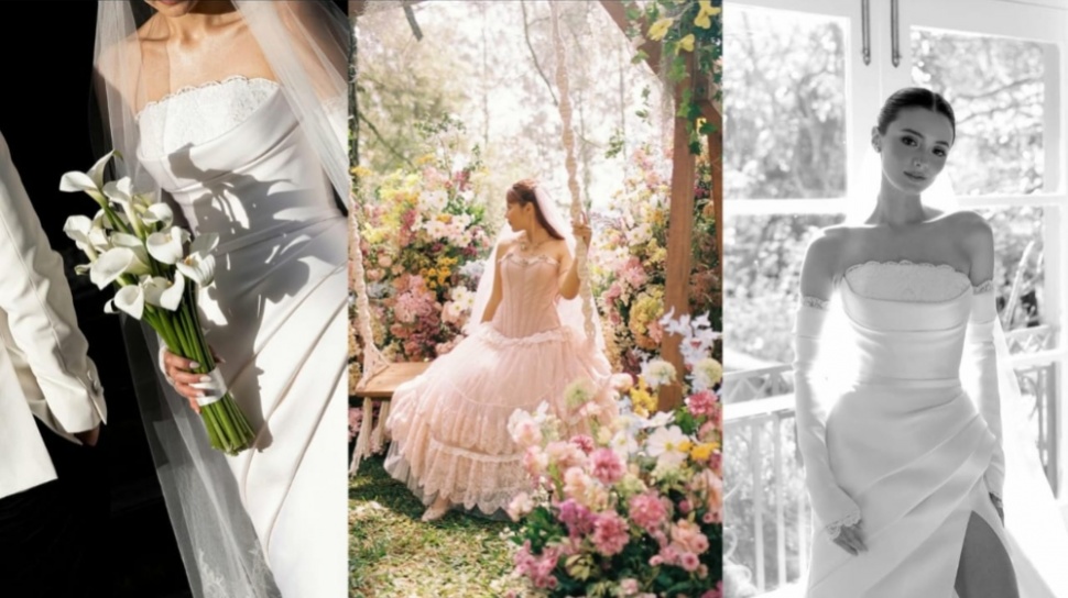 Bisa Jadi Inspirasi, Ini Wedding Dress Artis Tercantik di 2025!