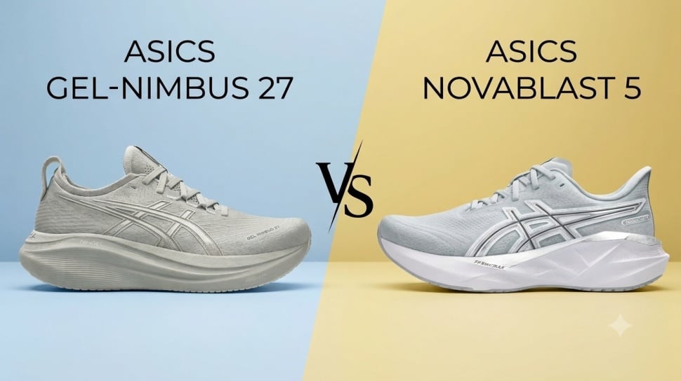 Asics Gel Nimbus 27 Vs Asics Novablast 5, Mana Sepatu Lari yang Cocok ...