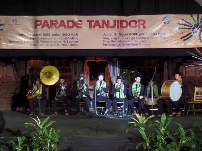 Parade Tanjidor di Bentara Budaya, Jakarta, Jumat (21/3/2014). (Foto: Suara.com/Dinda Rachmawati).