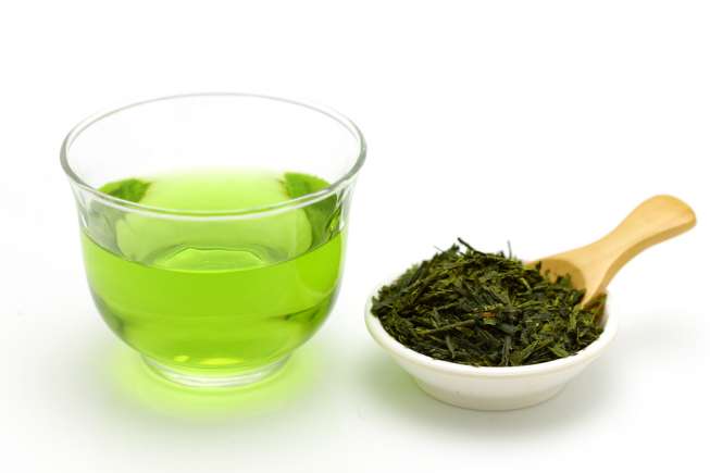 Ilustrasi teh hijau. (Sumber: Shutterstock)