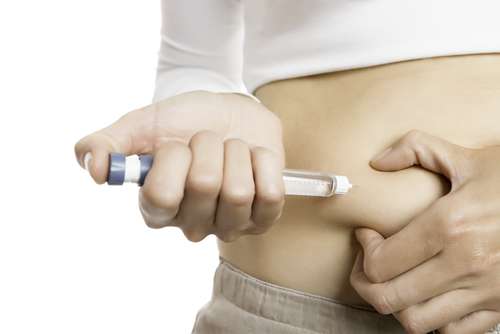 Ilustrasi suntik insulin. (Shutterstock)