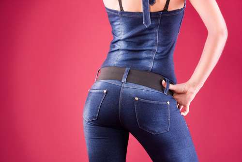 Illustration of female buttocks.  (Shutterstock)