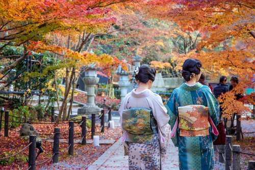 Ilustrasi perempuan Jepang (Shutterstock).