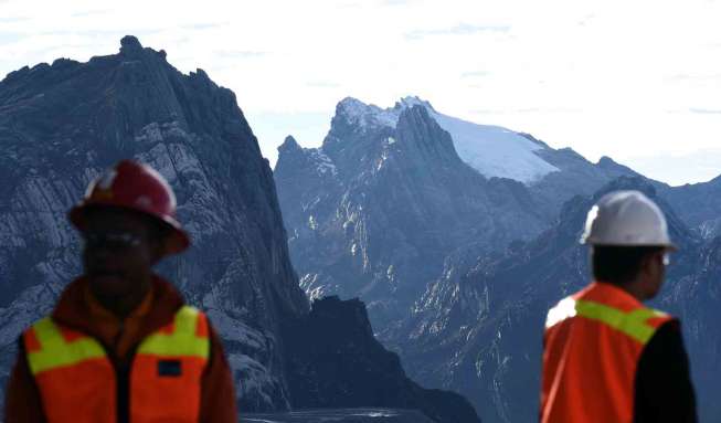 Kawasan Grasberg Mine milik PT. Freeport Indonesia (PTFI ) di Tembagapura, Mimika, Timika, Papua, Minggu (15/2). [Antara]