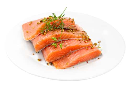 Ilustrasi fillet ikan salmon. (Shutterstock)