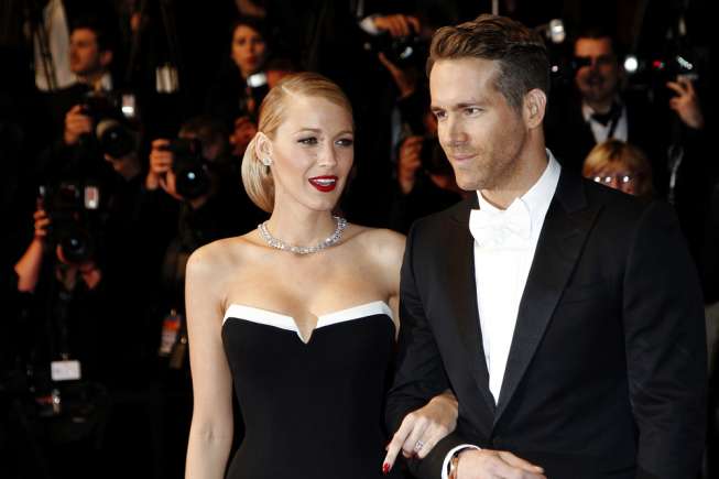 CANNES, FRANCE - MAY 16: Ryan Reynolds and Blake Lively attend 'The Captive' premiere during the 67th Cannes Film Festival on May 16, 2014 in Cannes, France