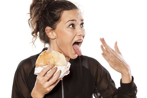 Ilustrasi makanan pedas, burger, kepedasan, makanan panas. (Shutterstock)