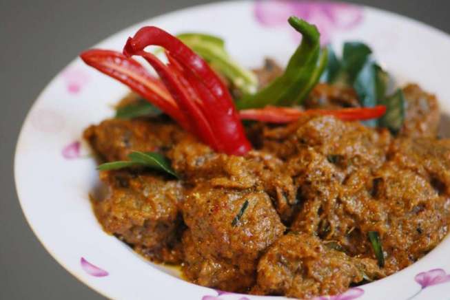Rendang vegetarian Singapura. (Sumber: The Strait Times Singapore)