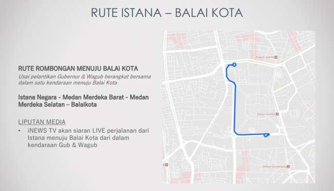 Rute Perjalanan Anies-Sandi ke Istana dan Balai Kota Siang Ini - 5