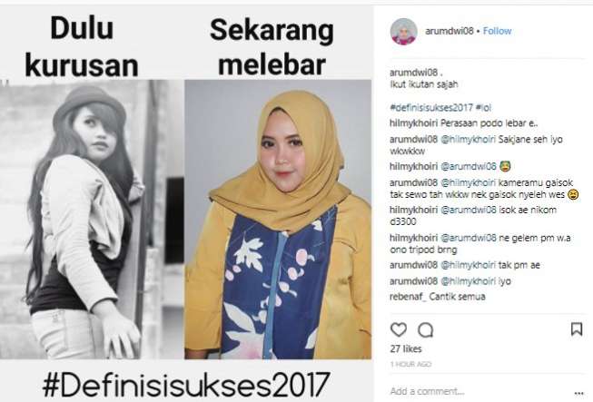 Definisisukses2017. (Instagram)