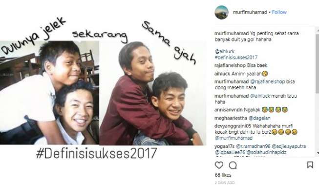 Definisisukses2017. (Instagram)