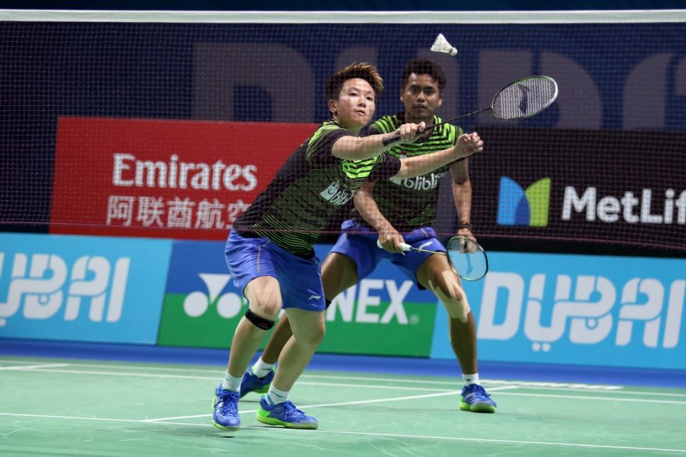 Pasangan ganda campuran Indonesia, Tontowi Ahmad/Liliyana Natsir. [Humas PBSI]