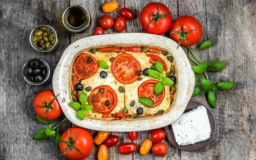 Ilustrasi diet mediterania, salad, diet mind, makanan sehat. (Shutterstock)