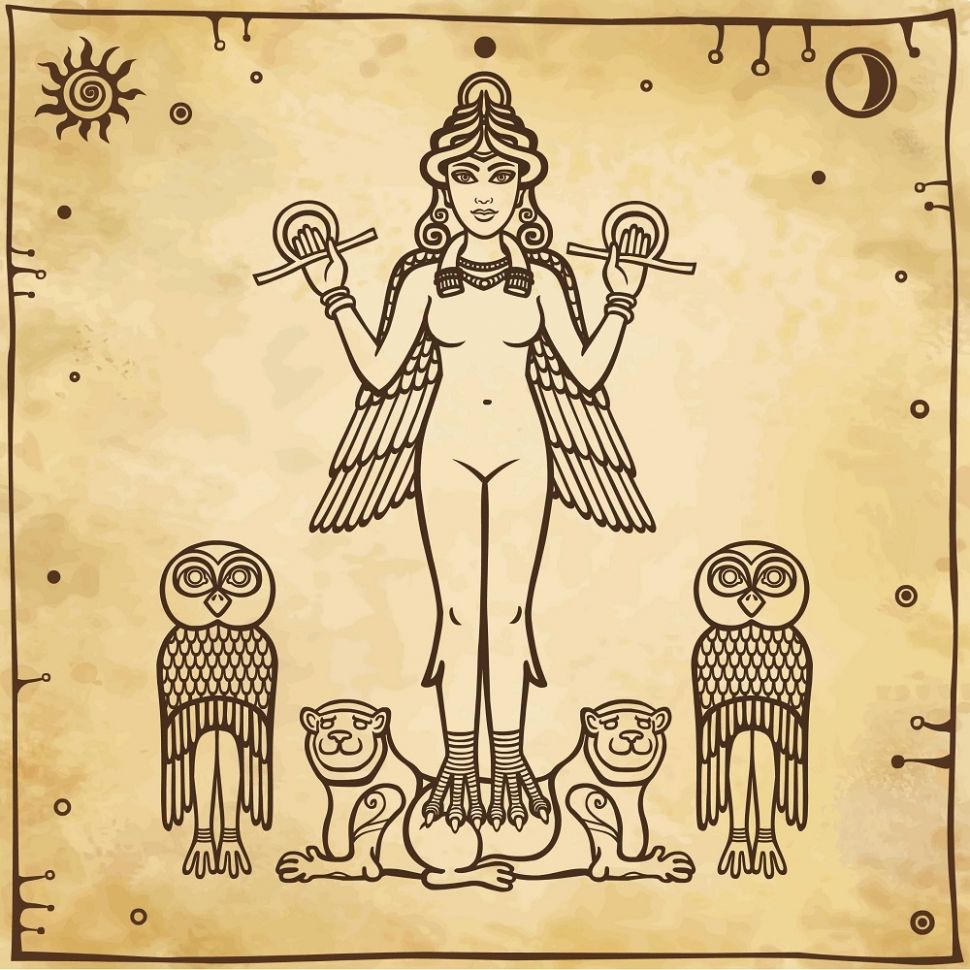 Ishtar, dewi perang dan cinta dalam peradaban Sumeria. [Shutterstock]