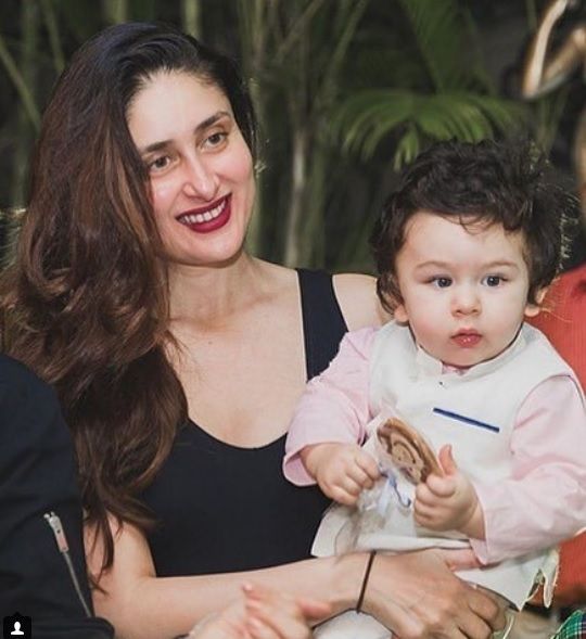 Kareena Kapoor bersama putranya, Taimur. (Instagram)