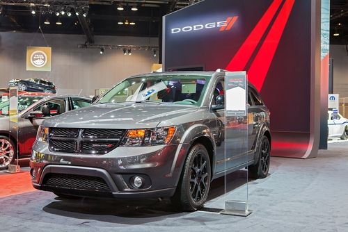 Sebuah mobil Dodge Journey dipamerkan di Amerika Serikat pada 2014 lalu. [Shutterstock]