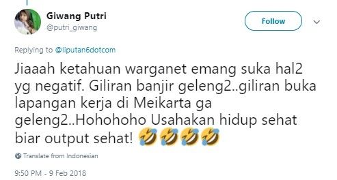 Meme Meikarta banjir. [Twitter]