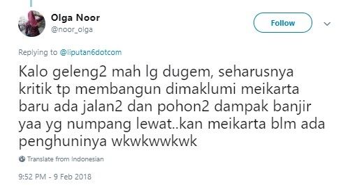 Meme Meikarta banjir. [Twitter]