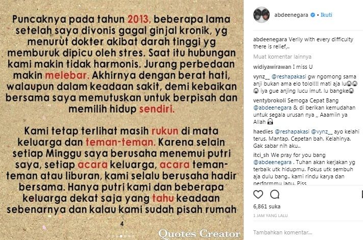 Abdee Slank Curhat Episode 4. [Instagram]