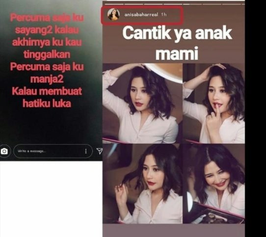 Annisa Bahar memuji Prilly Latuconsina di Instagram. (Instagram)