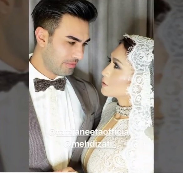 Tata Janeeta Resmi Menikah dengan Mehdi Zati