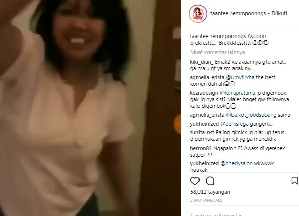 Ely Sugigi dan Irfan Sbaztian tepergok berduaan di kamar hotel. [Instagram]