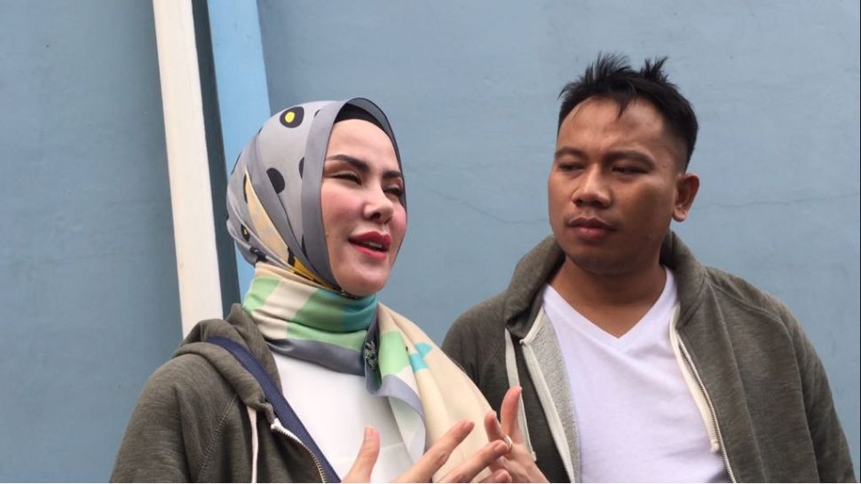 Angel Lelga dan Vicky Prasetyo (Sumarni/Suara.com)