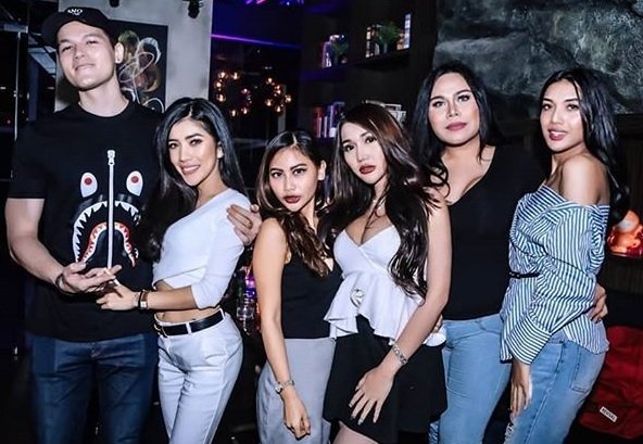 Geng artis Lucinta Luna dan Millen Cyrus. [Instagram]