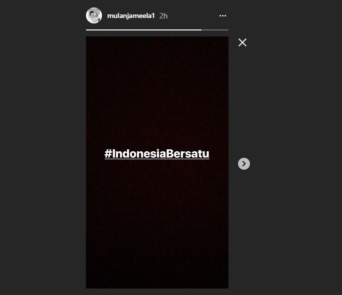 Mulan Jameela ungkapkan keprihatinan atas insiden Bom Surabaya (mulanjameela1/instagram).