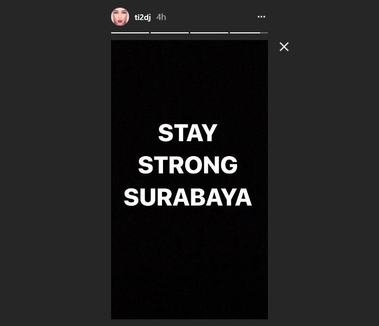 Titi DJ ungkapkan keprihatinan atas insiden Bom Surabaya (titidj/instagram).