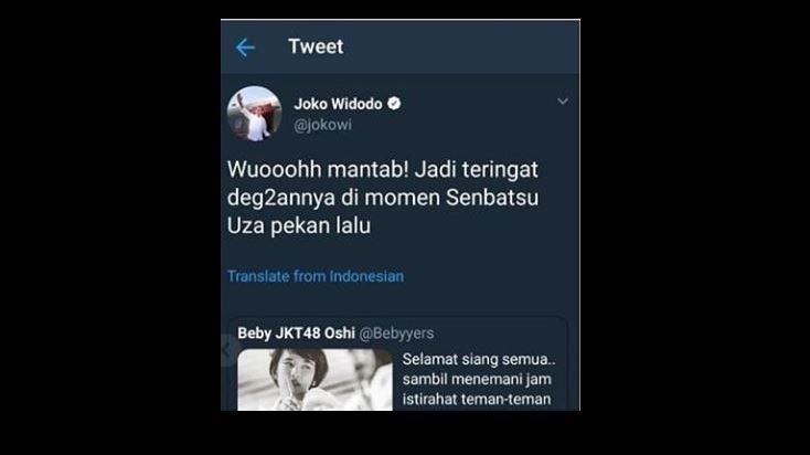 Jokowi salah ngetwit (taantee_remmpoonngs/instagram).