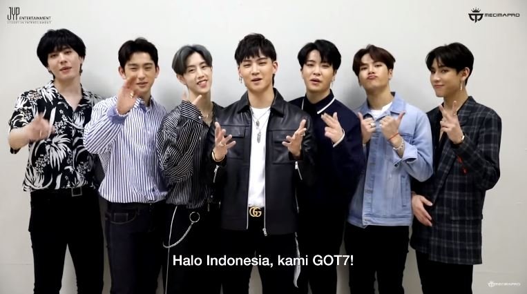 GOT7 siap konser di Indonesia pada 30 Juni (Mecima Pro/Youtube).