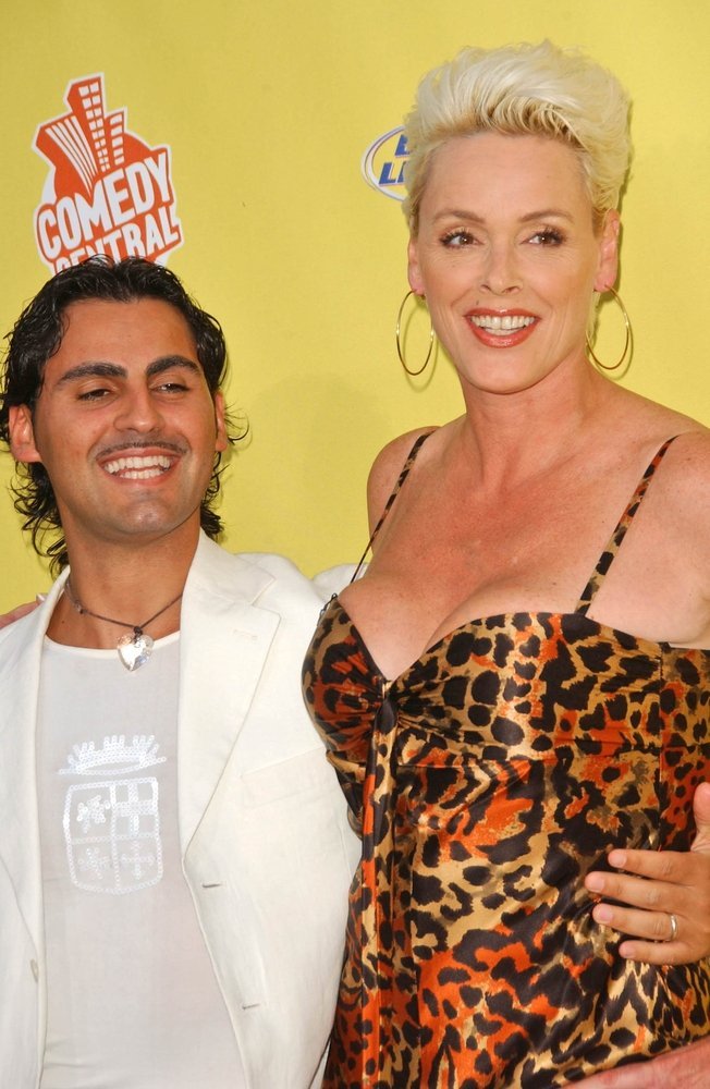 Brigitte Nielsen and Mattia Dessi (Shutterstock)