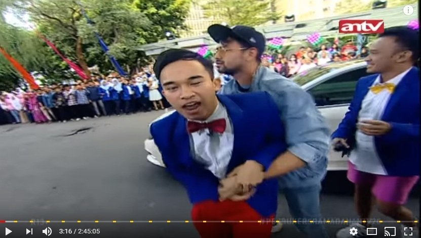 Screenshot video saat Raffi Ahmad kembali isi Pesbukers [YouTube/ANTV Klik]