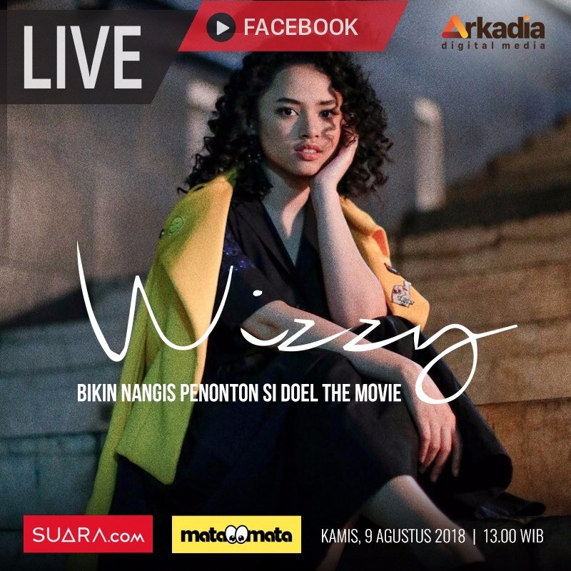 Wizzy akan melakukan live streaming di Suara.com, Kamis (9/8/2018) pukul 13.00.