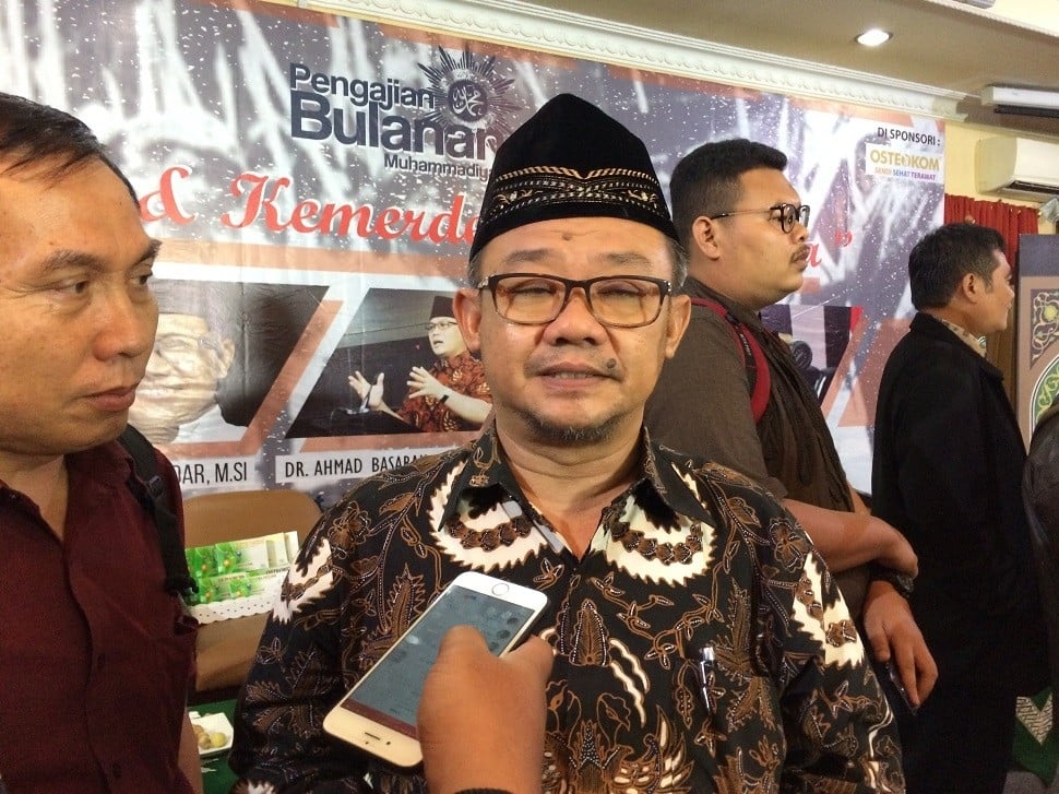 Sekretaris Umum Pimpinan Pusat Muhammadiyah Abdul Muti. (Suara.com/Muhammad Yasir)