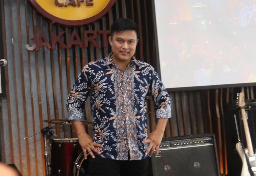 Posan Tobing di Hard Rock Kafe, Jakarta Pusat, Jumat (24/8/2018). [suara.com/Wahyu Tri Laksono]