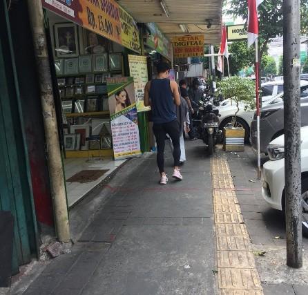 Siwon Super Junior Joging di Jalan Sabang, Begini Penampakannya