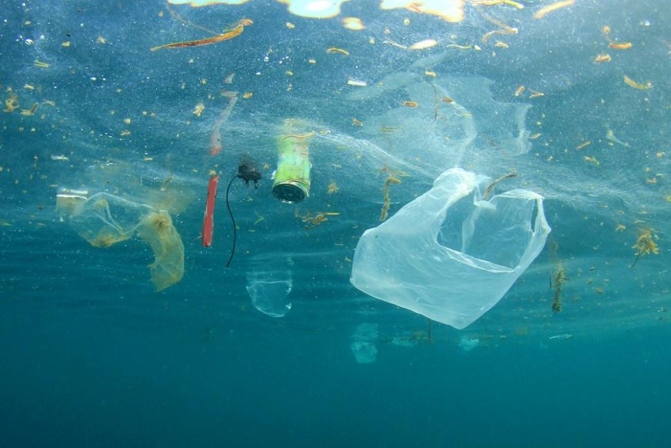 Sampah plastik di laut (Pixabay)