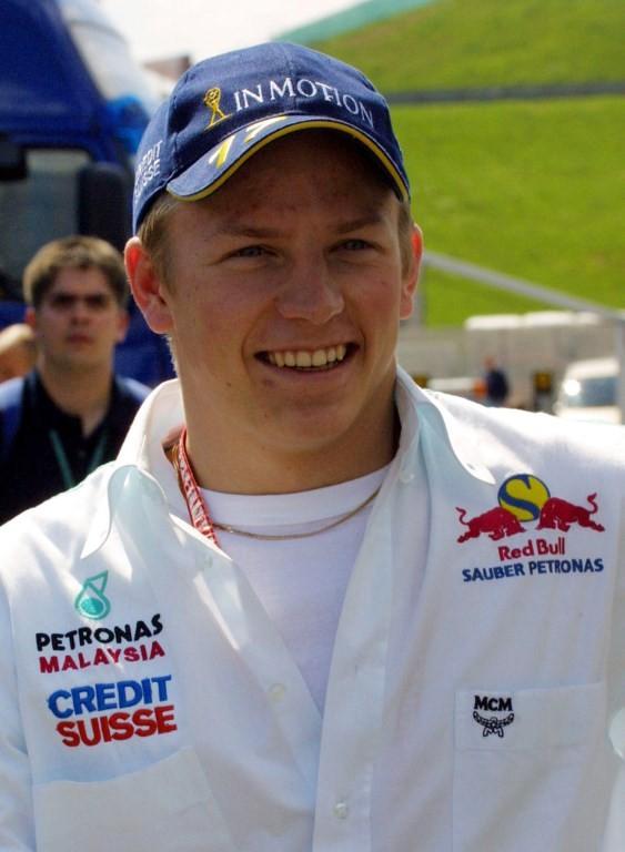 Driver tim Sauber - Petronas asal Finlandia, Kimi Raikkonen berada di paddock sirkuit Spielberg, Austria (10/05/2001) [AFP/Pierre Verdy].