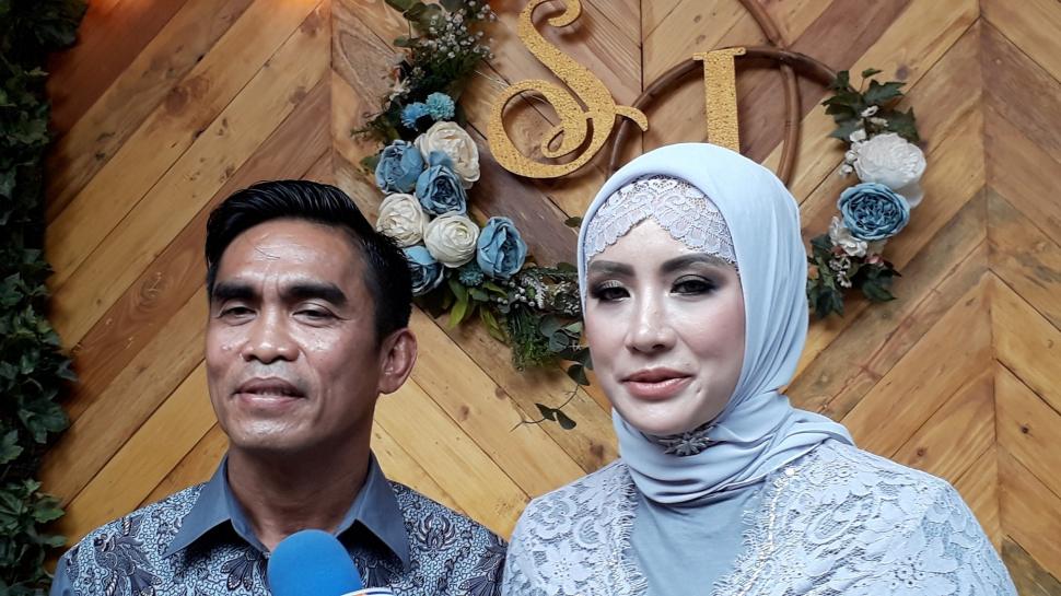 Shinta Bachir dan Idham Mase (Wahyu Tri Laksono/Suara.com)