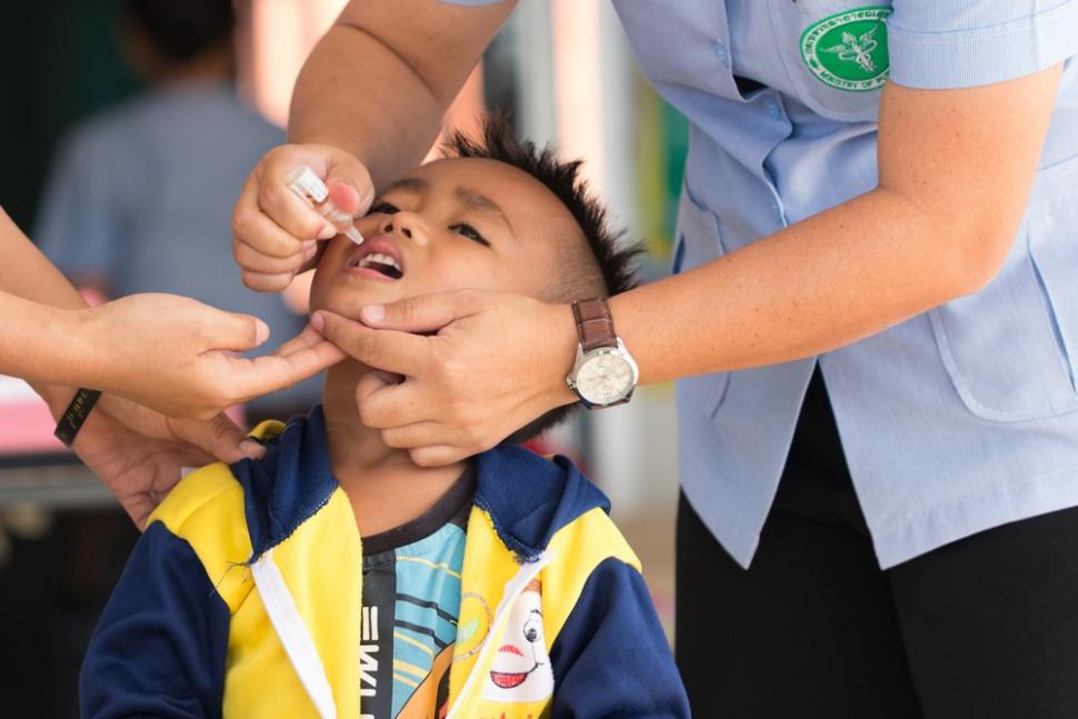 Imunisasi polio penting untuk cegah penularan wabah polio dari Papua Nugini. (Shutterstock)