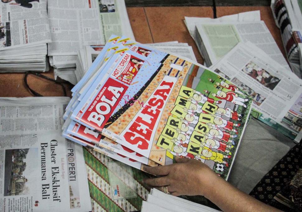 Wajah Edisi Terakhir Tabloid Bola Wajah Edisi Terakhir Tabloid Bola