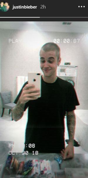 Rambut baru Justin Bieber. [instagram/justinbieber]