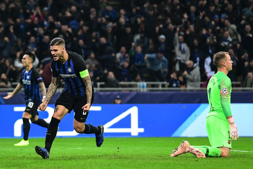 Mauro Icardi Buyarkan Kemenangan Barcelona Mauro Icardi Buyarkan Kemenangan Barcelona