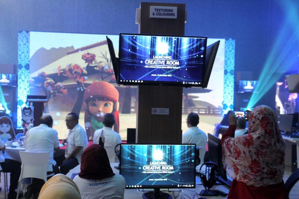Suasana ruang Creative Room untuk animator muda Bekasi di Badan Balai Besar Pengembangan Latihan Kerja (BBPLKP) Bekasi, Jawa Barat, Jumat (16/11). (Suara.com/Fakhri Hermansyah)
